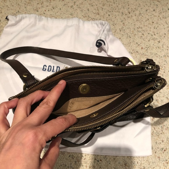 Authentic Gold Pfeil Germany Leather Mini Bag - Picture 11 of 11